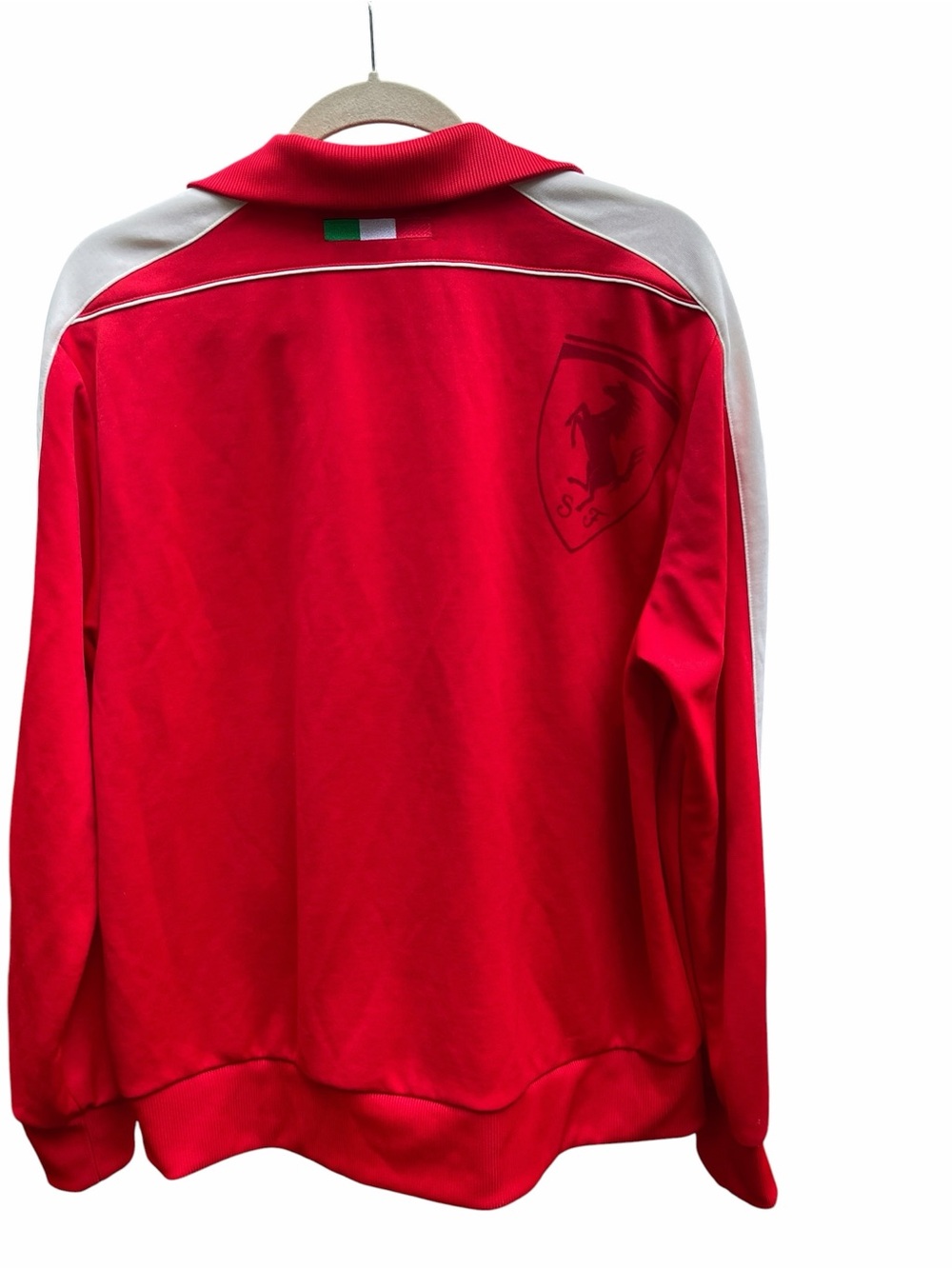 Puma Scuderia Ferrari Red Full Zip Track Jacket Men’s Size: Large - Picture 2 of 9